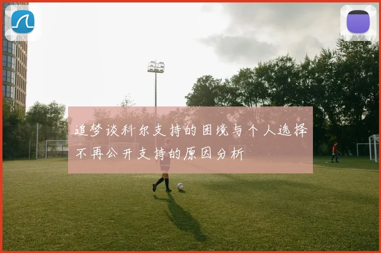 追梦谈科尔支持的困境与个人选择不再公开支持的原因分析